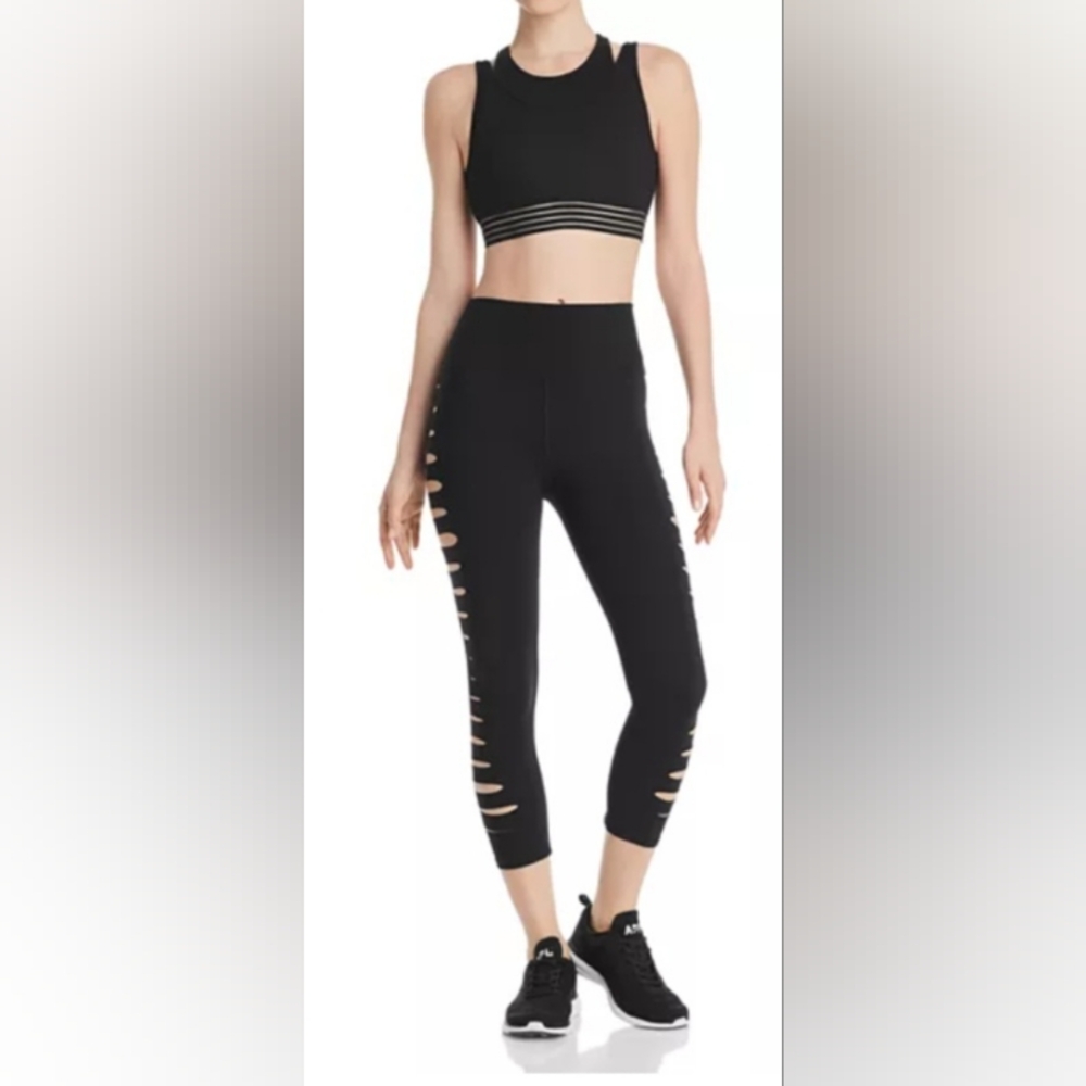 NWOT ALO YOGA Women's High Waist Slice Capri Leggings Size XS